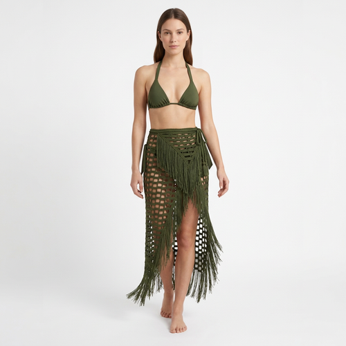 ANITA con falda LUX y bikini COCHE en verde militar