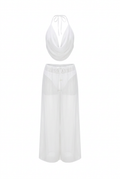 SET VITA blanco flotante con textura de chiffon corregida