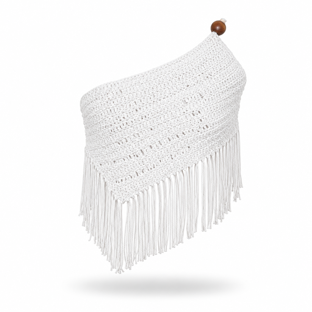TOP TASSEL Blanco